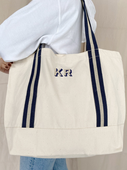 Extra Large Bridesmaid Beach Tote Bag for Wedding Party