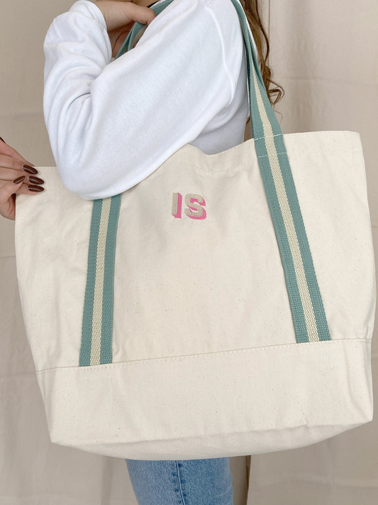 Extra Large Bridesmaid Beach Tote Bag for Wedding Party