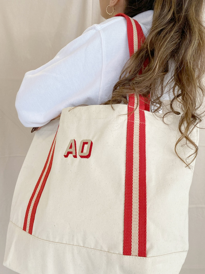 Extra Large Bridesmaid Beach Tote Bag for Wedding Party