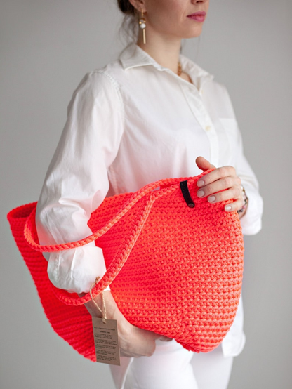 CloudyBags Crochet Tote Bag Pattern – Large Crochet Bag DIY Pattern for Beginners